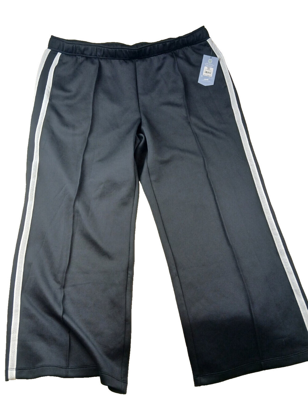 Womens Avia Black & White, Pockets Athletic Loose fit Pants SZ 22, XXXL Sporty